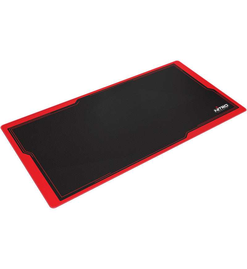 Desk Mat 1200 x 600mm - Black/Red