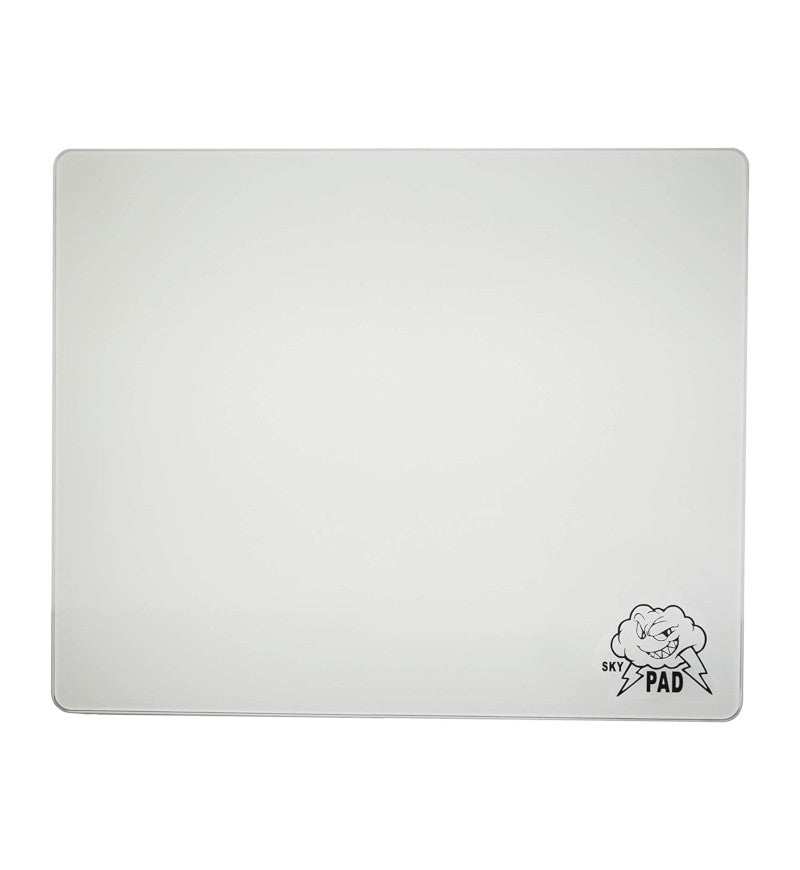 Glass 3.0  (Cloud Logo) - White