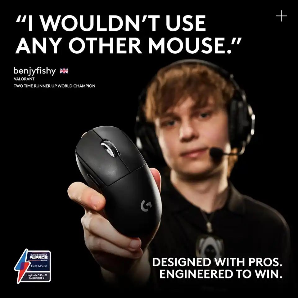 Logitech G PRO X SUPERLIGHT 2 Wireless Gaming Mouse