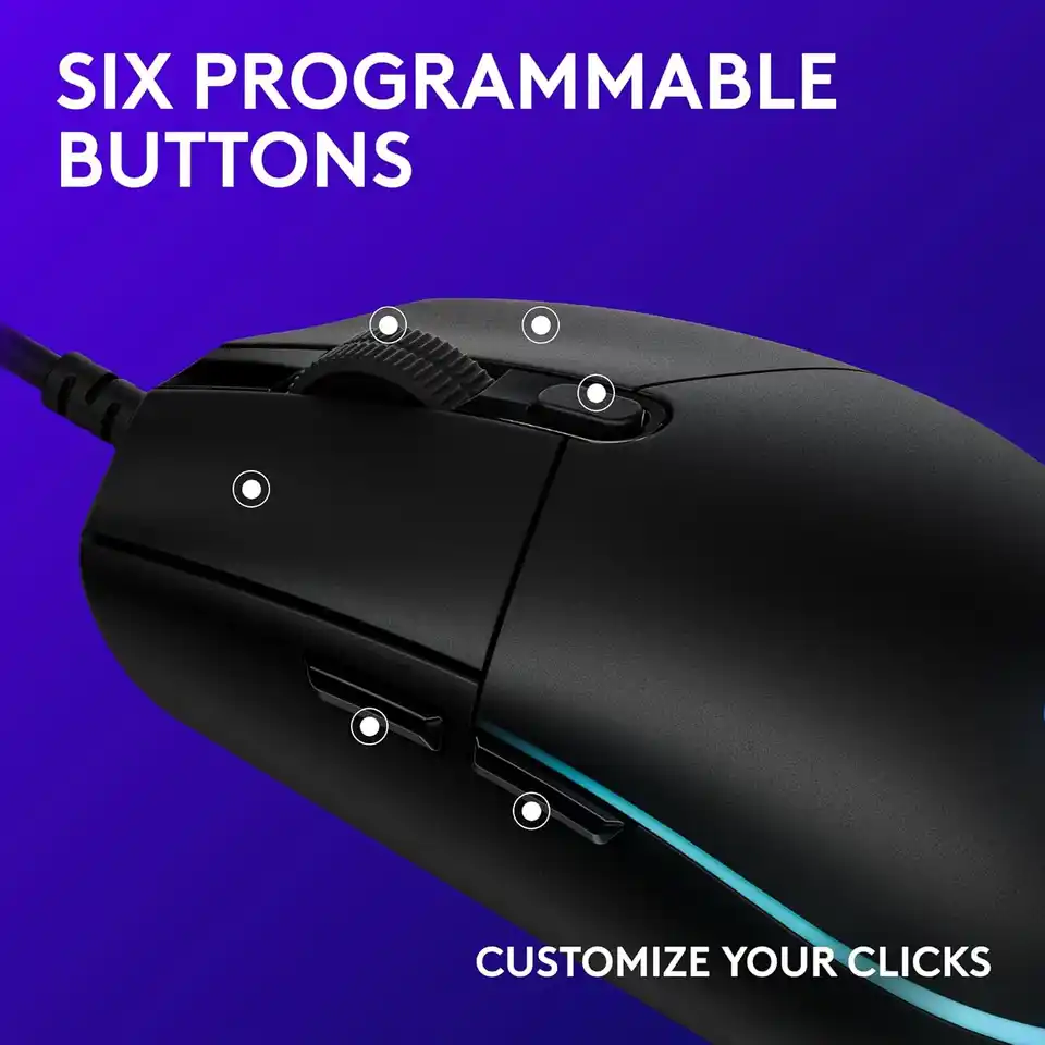 Logitech G203 LIGHTSYNC Gaming Mouse