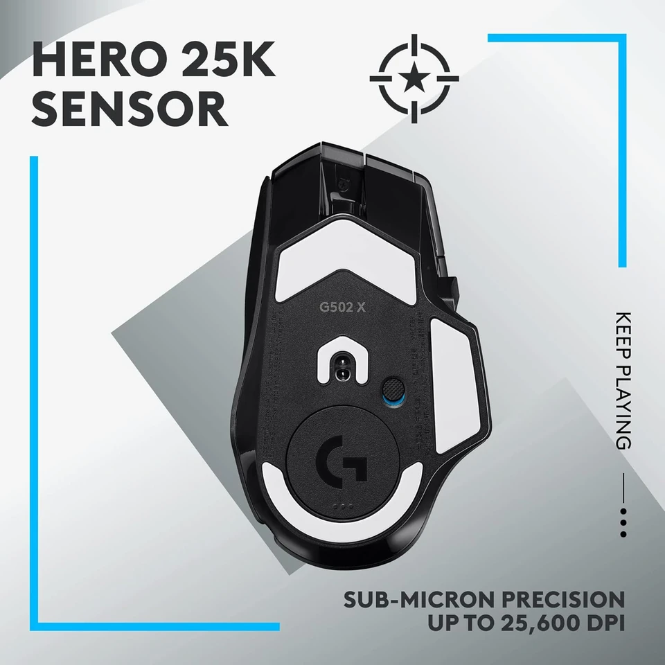 Logitech G502 X LIGHTSPEED Wireless Gaming Mouse